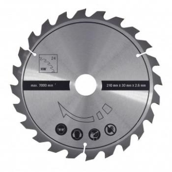BAMATO saw blade 210mm with 24 HM teeth, 30 mm bore